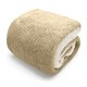image 1 of Velosso Teddy Two Tone Fluffy and Warm Fleece Duvet Cover Set Cream | Cream | Super King