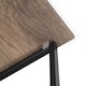 image 9 of House of Home Computer Desk Brown Wood Foldable Study Coffee Table Laptop Office PC Folding for Storage | Brown