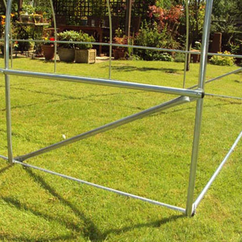 image 1 of 4m x 3m (13' x 10' approx) Pro+ Polytunnel Greenhouse - Green