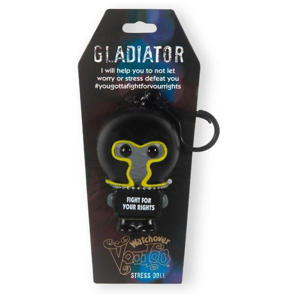 History & Heraldry Voodoo Stress Toy Keychain - Gladiator