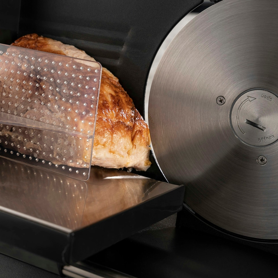 image 1 of Cooks Professional Food Slicer | 150W | Three Blade Styles | Variable Slicing Thickness 1-15mm