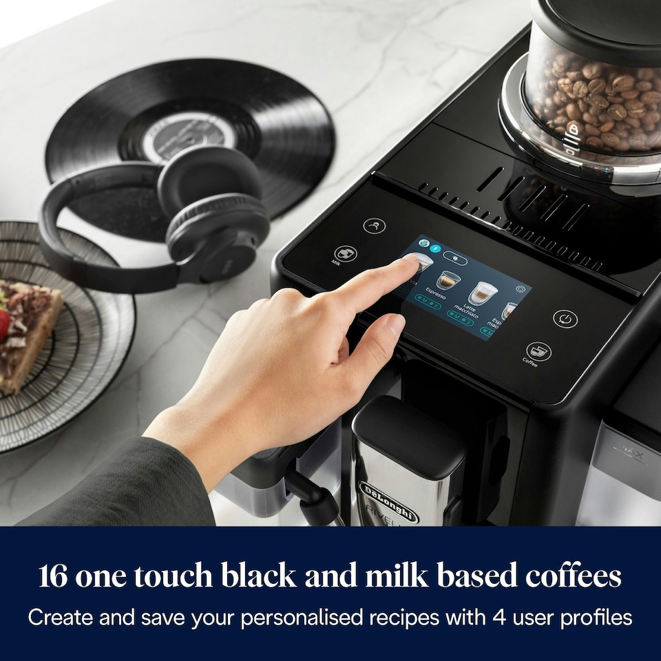 image 1 of De'Longhi Rivelia Bean to Cup Coffee Machine 19 Bar Pressure - EXAM440.55.B