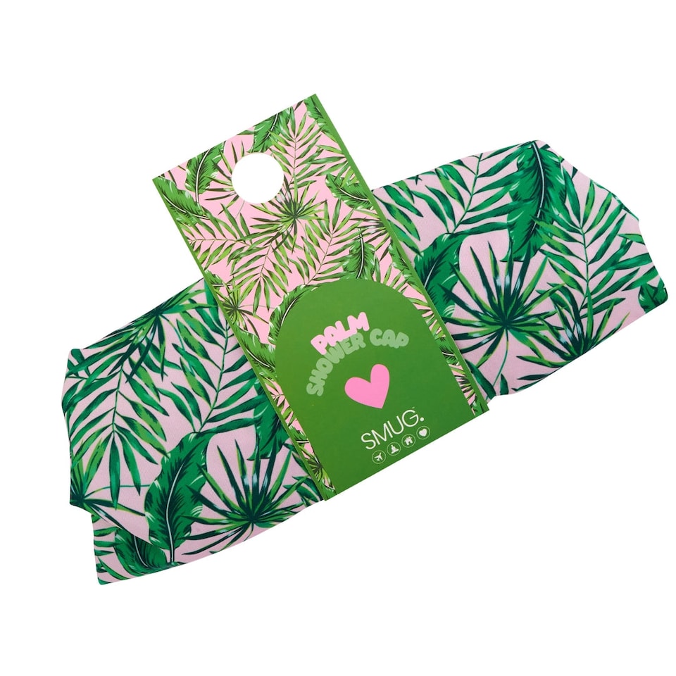 image 1 of SMUG Shower Cap - Palm Print