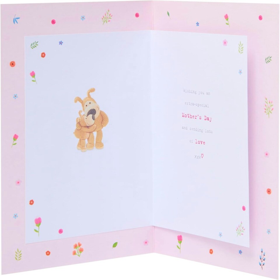 image 1 of Big Boofle And Little Boofle Sat On A Sofa Nannie Mother's Day Card
