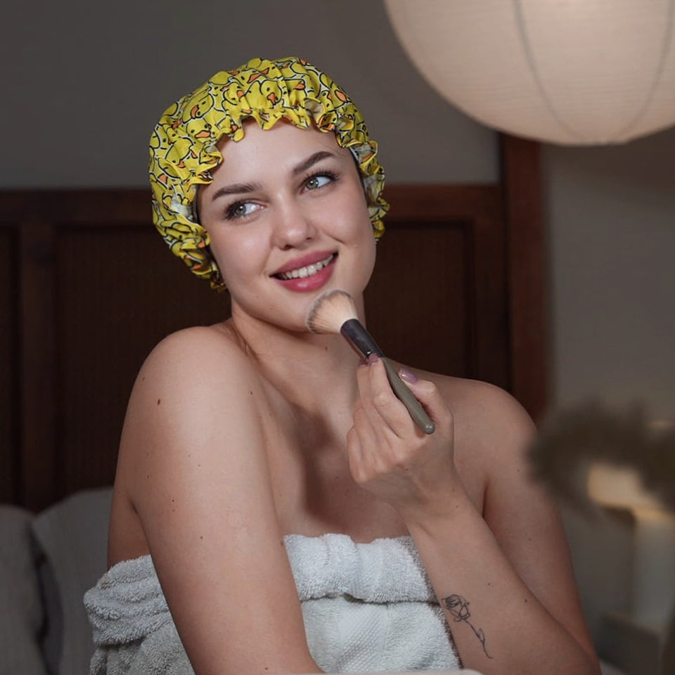 image 1 of SMUG Shower Cap - Duck Print