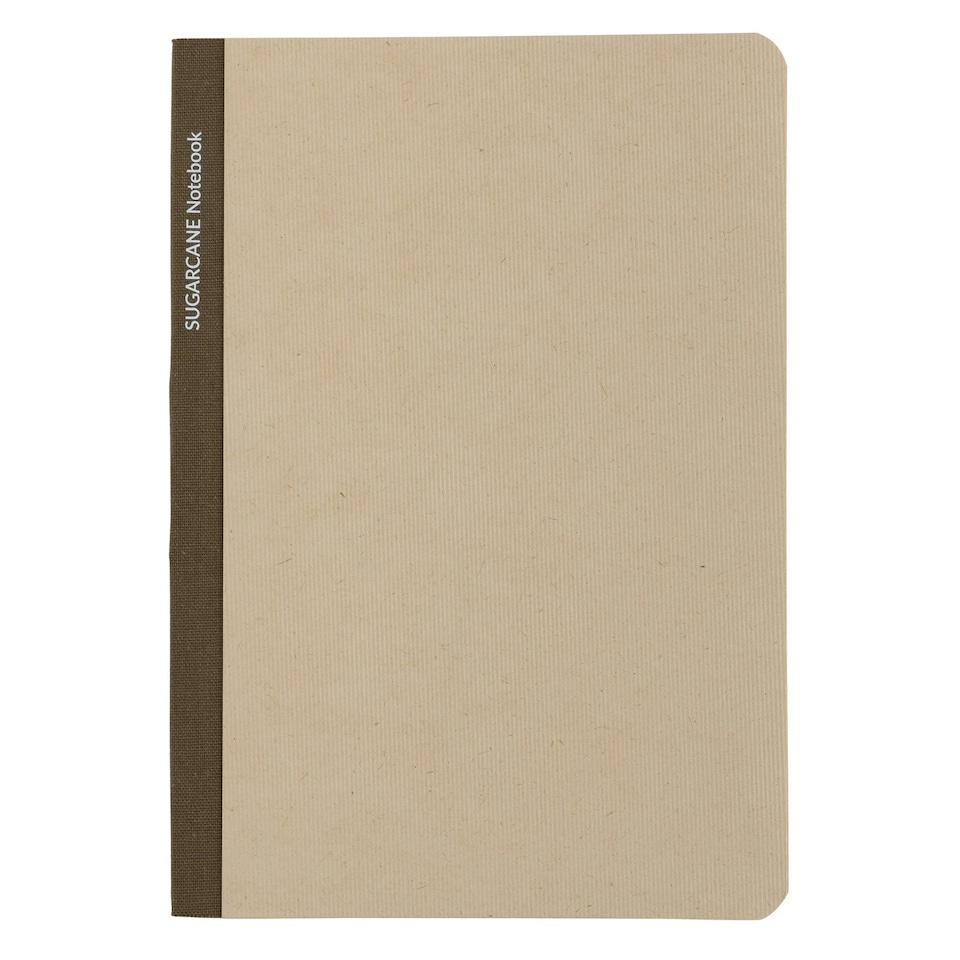 image 1 of XD Collection Stylo Sugarcane A5 Notebook - Brown - One Size
