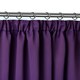 image 1 of Essential Woven Thermal Blackout Pencil Pleat Curtains 116cm x 137cm Amethyst Purple | Purple