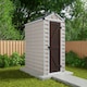 image 3 of Skylight Shed 4 x 6 Tan - Polycarbonate - L176.8 x W120.7 x H203.5 cm - Dark Grey