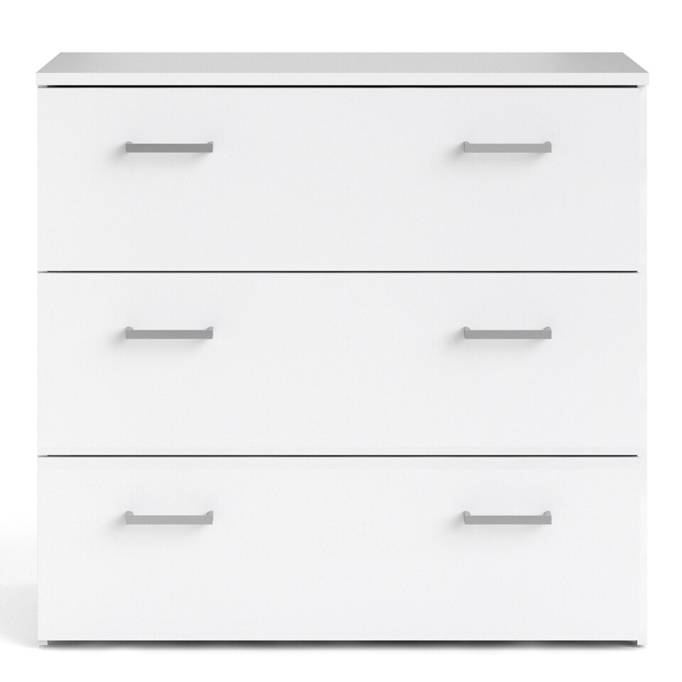 image 1 of Space Chest of 3 Drawers in White