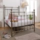 image 2 of 4ft6 Double Brass Finish,Traditional Antique Victorian Metal Bed Frame Bedstead