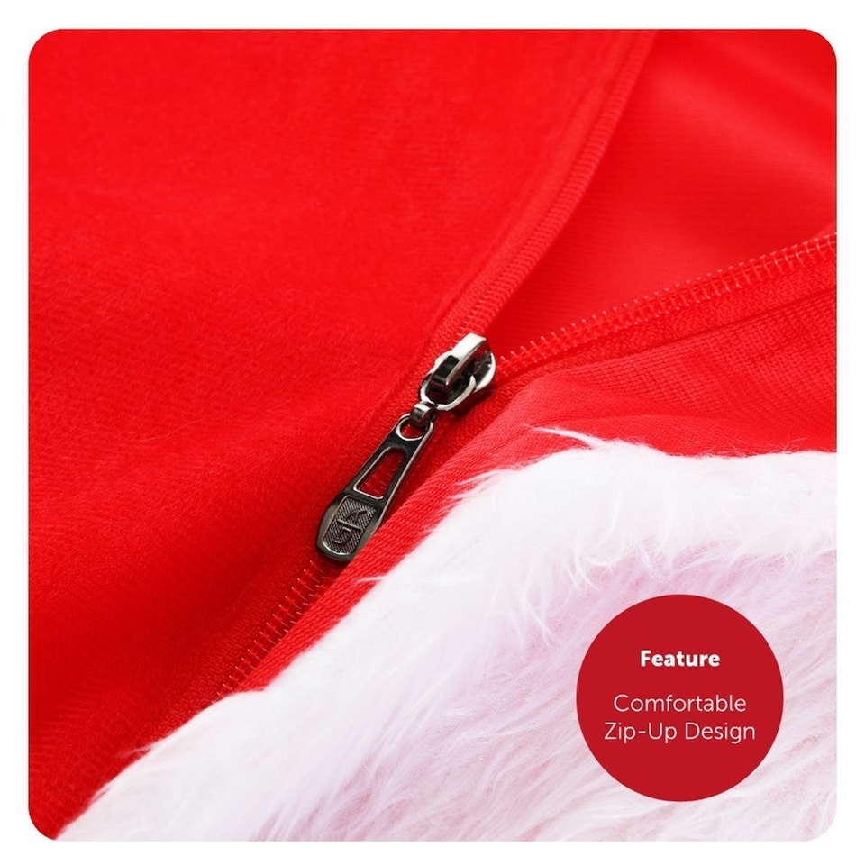 image 1 of 10 Piece Santa Costume Set | Red | XL