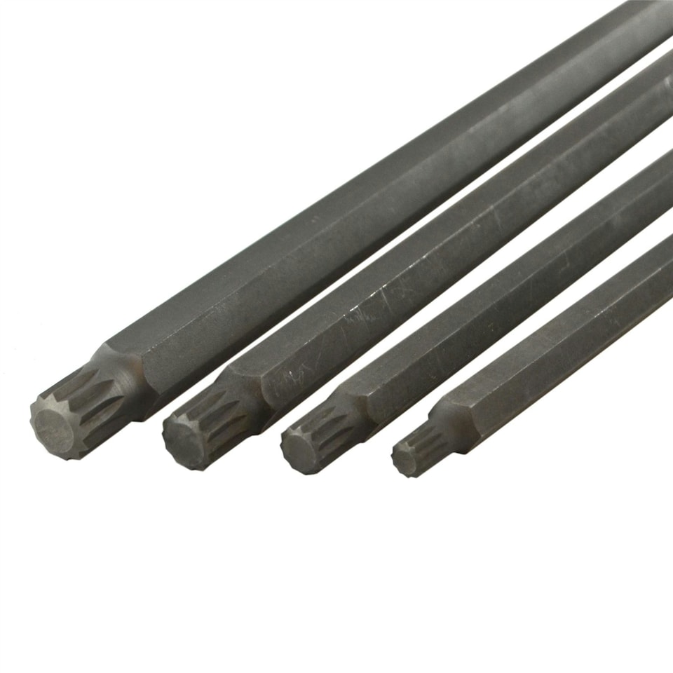 image 1 of 1/2" Drive Extra Long Spline Bit Sockets Drive Shafts VW Audi M8 - M14 Bergen