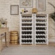 image 4 of Camilo 7-Tier Wine Rack Freestanding Holds 28 Bottles Home Bar Stand 108cm Stand | White | White