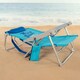 image 4 of Beach Chair Aktive Foldable Blue 53 x 80 x 58 cm (2 Units) N/A