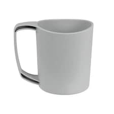 Lifeventure Ellipse Durable Plastic Camping Mug - Grey