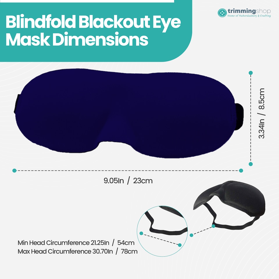 image 1 of 3D Sleep Eye Mask with Adjustable Strap Luxury Blindfold Sleep Mask
