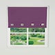 image 3 of 95cm Aubergine Square Eyelet Edge Roller Blind Purple | Purple