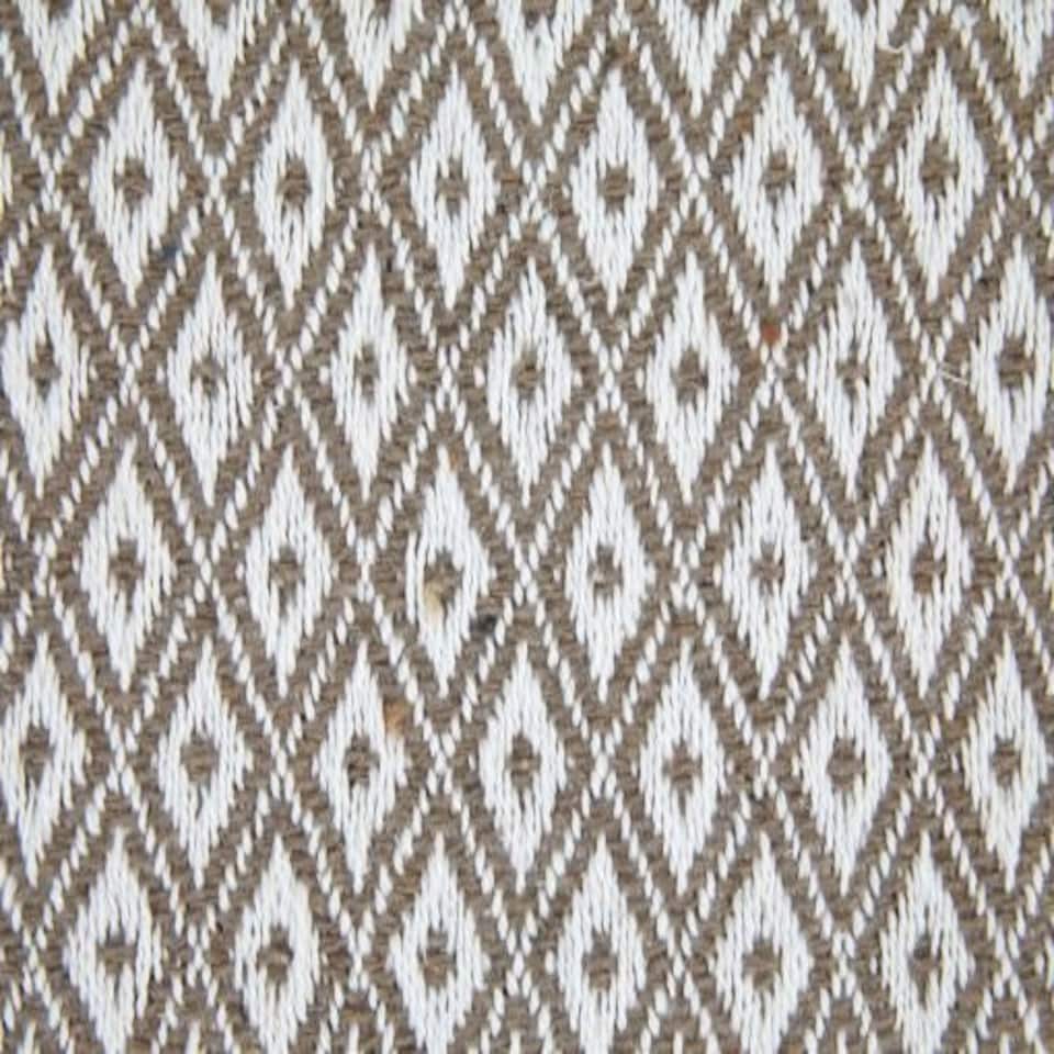 image 1 of Stockholm Collection Recycled Cotton Throw in Taupe (50" x 60") Brown | Natural