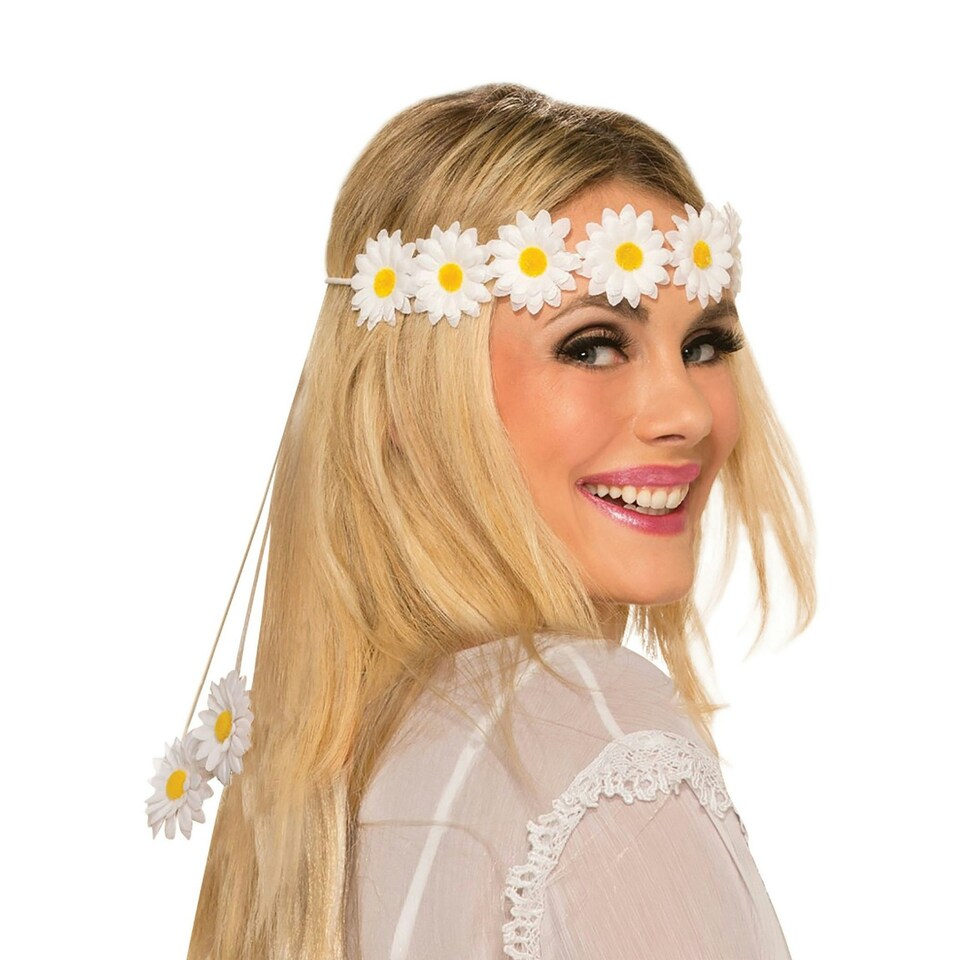 image 1 of Bristol Novelty Daisy Headband - White - One Size One Size