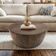 image 4 of Monco Dark Mango Wood Coffee Table Brown