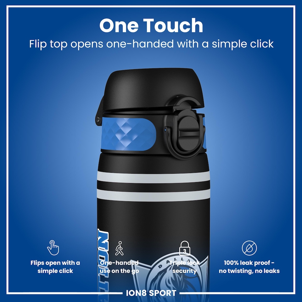 image 1 of NBA x Sport, Recyclon, 500ml (18oz) | Black | NBA Varsity Dallas Mavericks | One Size