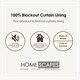 image 8 of Homescapes Blackout Curtain Lining Pair 3-Pass Coating - 44 x 52 Inches | Grey | Grey