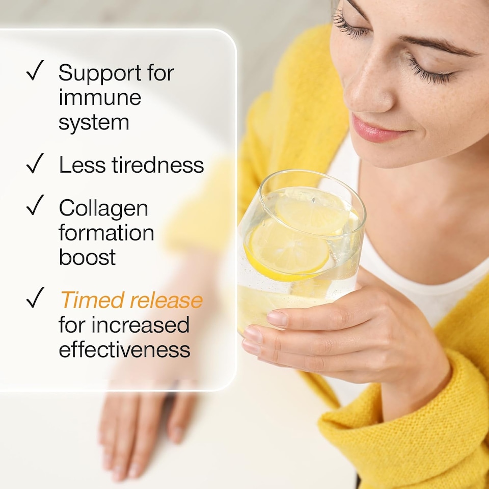 image 1 of SuperSelf Vitamin C 1000mg with Elderberry & Turmeric 60 Tablets