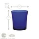 image 3 of Duralex Lys Tumbler Glasses - 210ml - Sapphire - Pack of 6 Blue