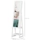 image 7 of HOMCOM Freestanding Jewellery Storage Armoire w/ 2 Mirrors Drawers Hooks Lights