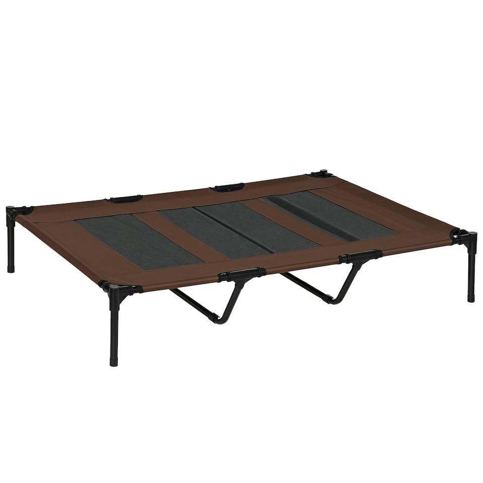 image 1 of PawHut Elevated Dog Bed Cooling Raised Pet Cot for Indoor Outdoor Use, XX Large
