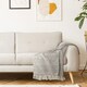image 3 of Geo Diamond Collection Recycled Cotton Throw in Natural (50" x 60") Brown | Natural