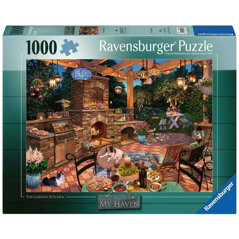 image 1 of Ravensburger The Garden Kitchen My Haven No 10 1000 Piece Puzzle