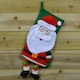 image 6 of 40cm Christmas Stocking Hanging Decoration in 3D Santa Design