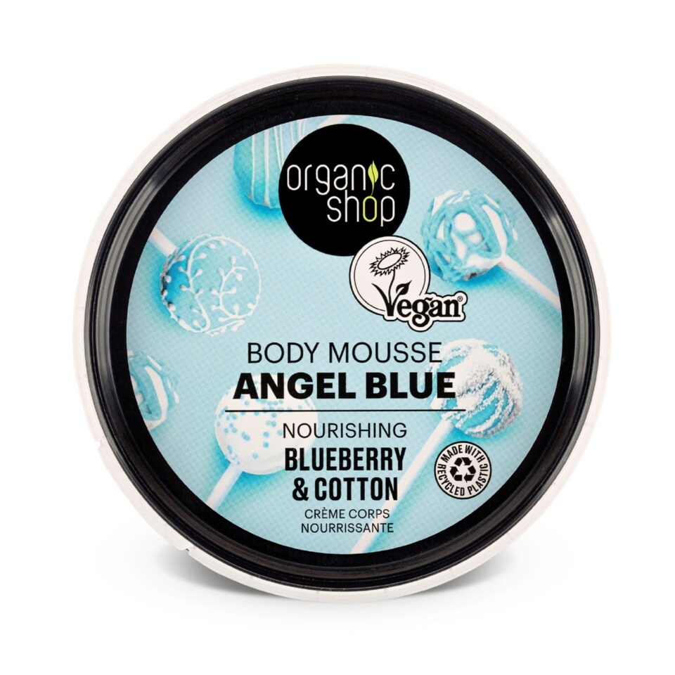 image 1 of Organic Shop Angel Blue Body Mousse Blueberry&Cotton 250ml