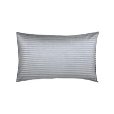 Belledorm 540 Thread Count Satin Stripe Housewife Pillowcases (Pair) - Platinum - One Size