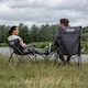 image 3 of Coleman Forester Sling Chair with Drinks Holder - Black N/A