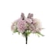 image 1 of Living and Home Artificial Bouquet Flower Home Wedding Decor - Purple