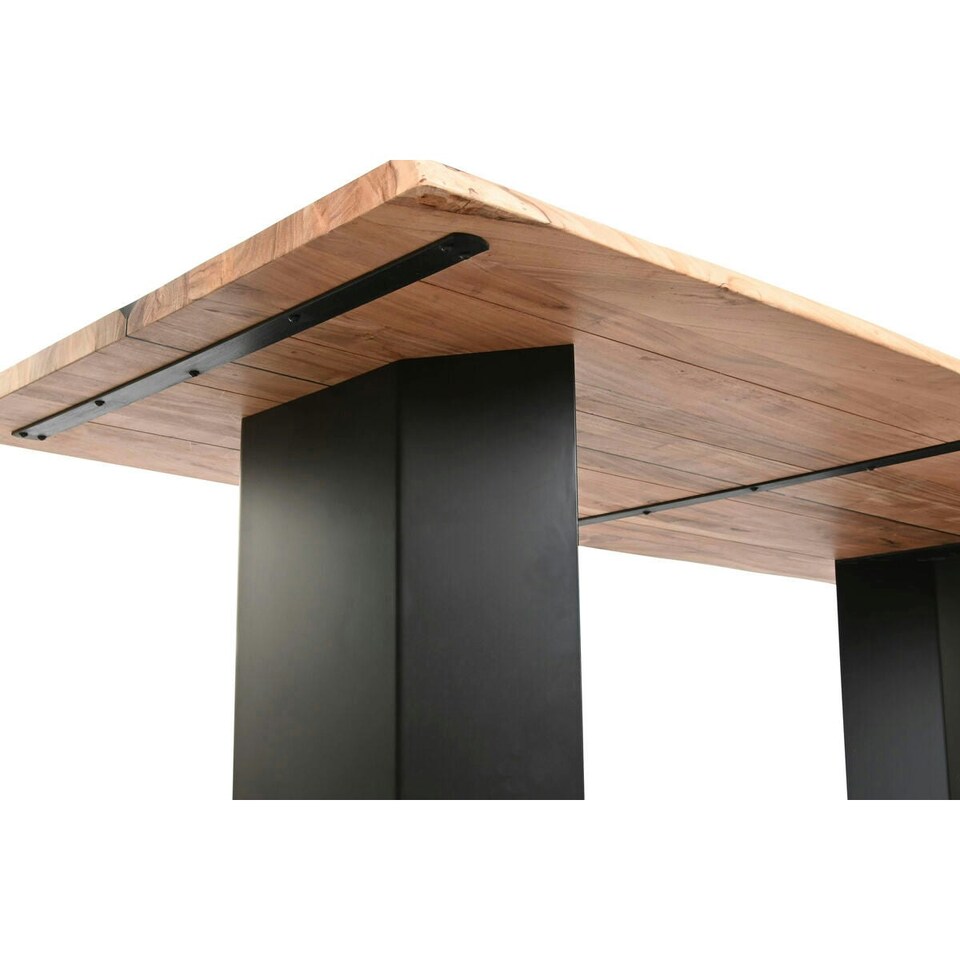 image 1 of Dining Table Home ESPRIT Metal Acacia 200 x 100 x 76 cm N/A