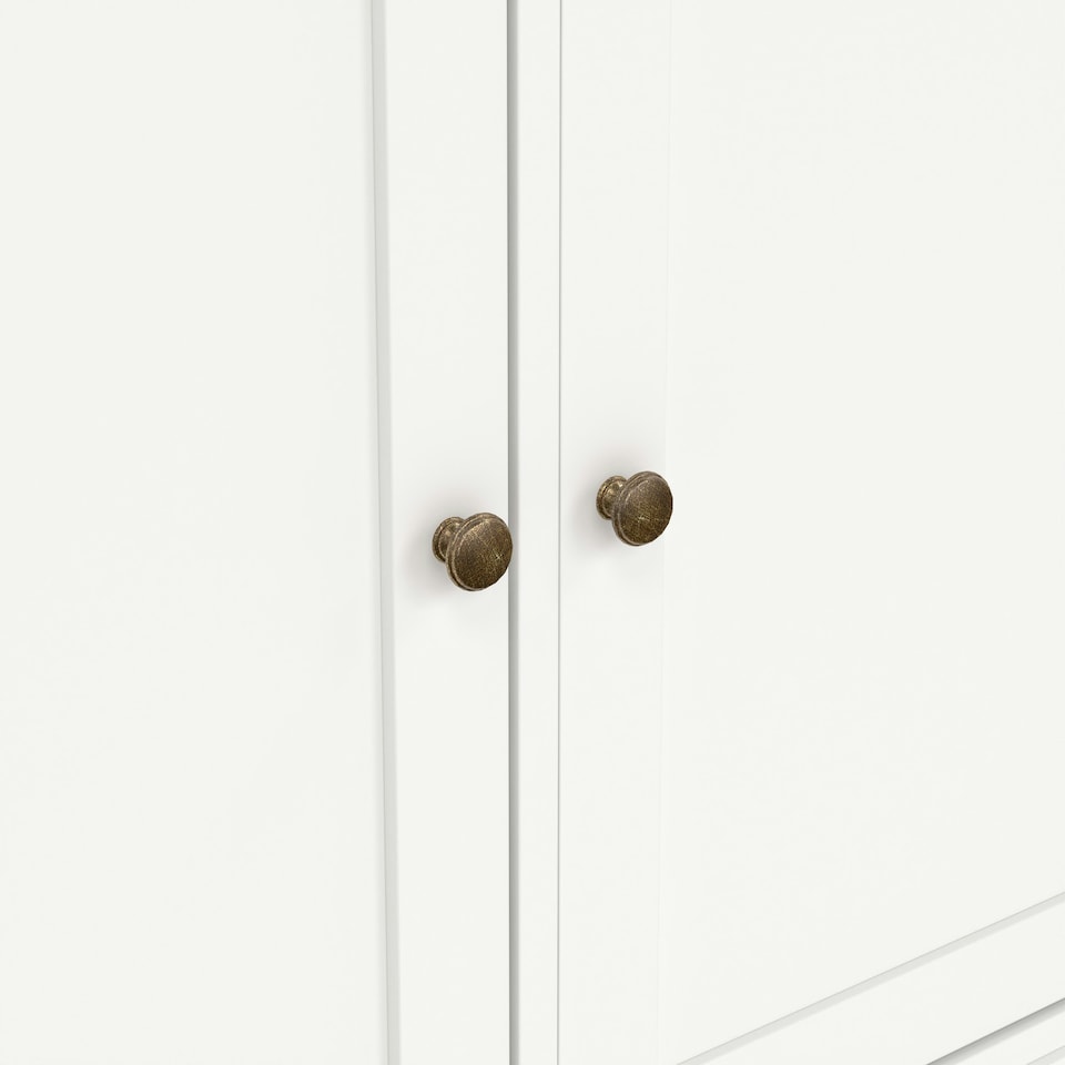 image 1 of Paris Sideboard with 3 doors and 3 drawers in White White