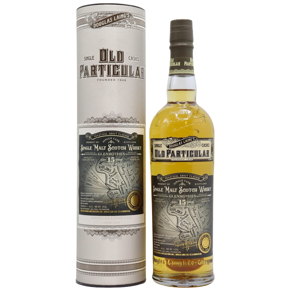 Glenrothes - Old Particular ''Fanatical About Flavour'' Single Cask No. 15583 2007 15 year old Whisky