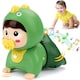 image 1 of Interactive Crawling Baby Doll Toy with Music & Lights (GREEN)