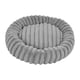 image 1 of Living and Home 6 Colour Soft Donut Pet Bed for Cats & Dogs,Warm & Cosy Retreat | Grey | M
