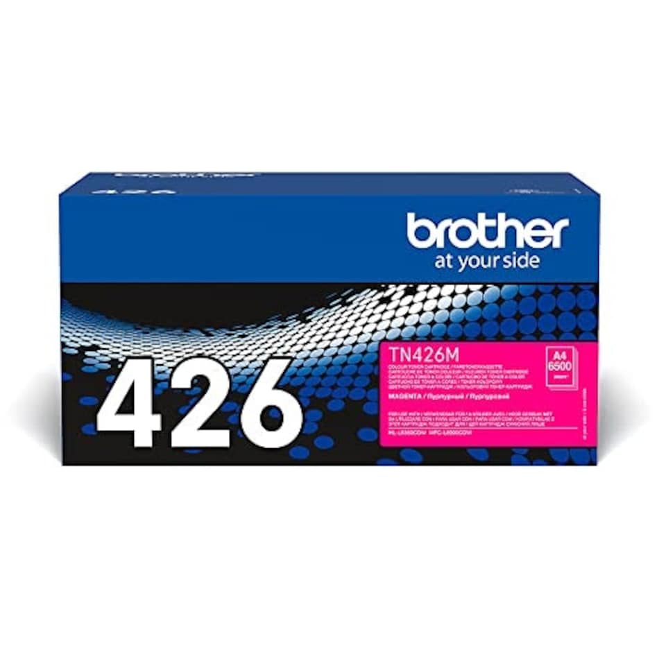 image 1 of Brother TN-426M Toner Cartridge, Magenta, Single Pack, Super High Yield, Includes 1 x Toner Cartridge, Brother Genuine Supplies