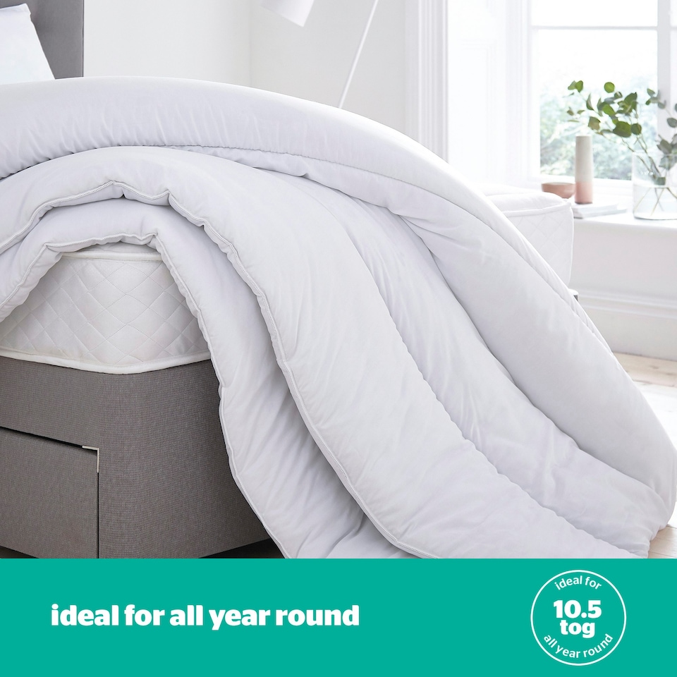 image 1 of Silentnight Just Like Down 10.5 Tog Duvet, Hypoallergenic, Soft and Silky, Double
