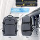 image 6 of Flight Knight Underseat Backpack 40x20x25cm Ryanair Free Carry On for Travelling USB Port Padded Comfortable Backpack - Carry On Luggage | Grey | 1