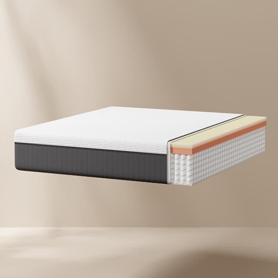 image 1 of Emma Hybrid Thermosync Mattress White | Super King