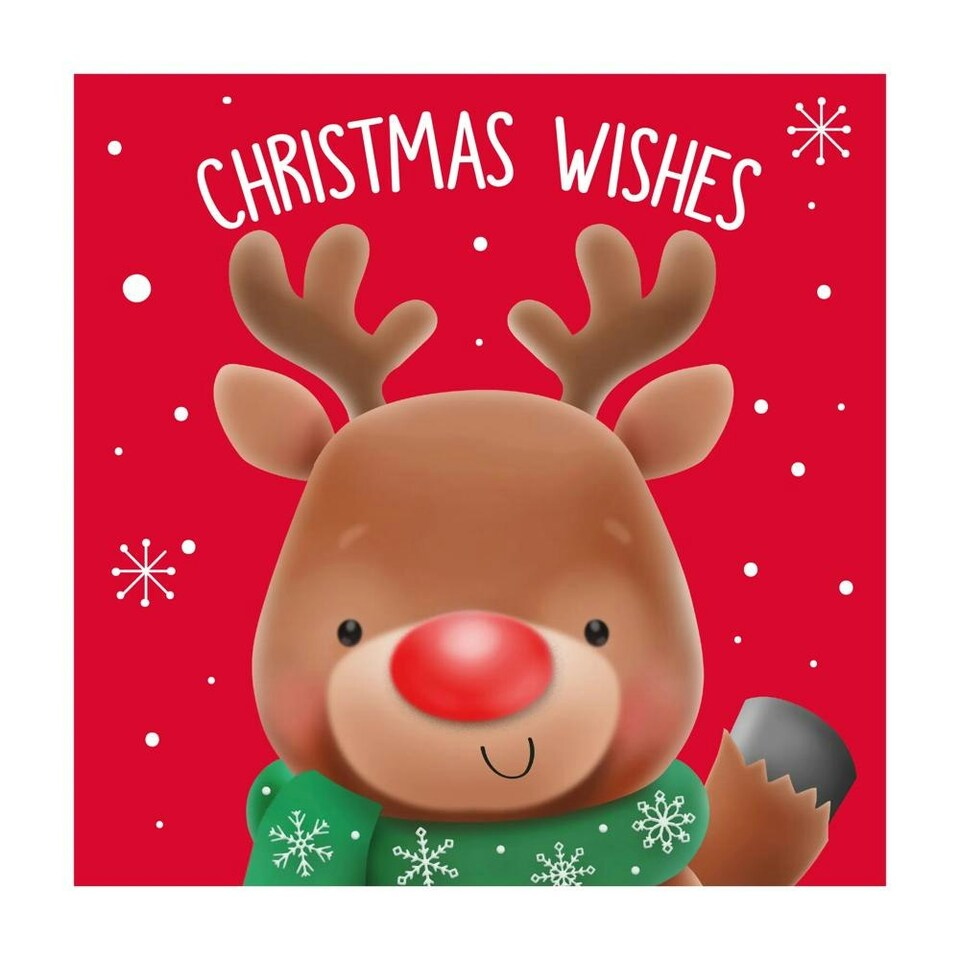 image 1 of Pack of 20 Santa & Reindeer Christmas Box Cards