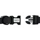 image 3 of HugglePets Snappy Adjustable Dog Collar Black | S