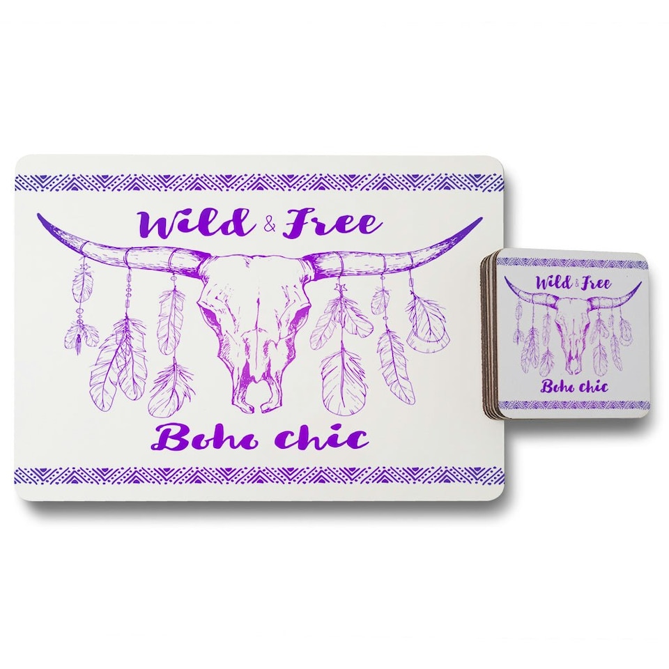 boho chic (Placemat & Coaster Set)