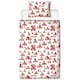 image 3 of Super Mario Closeup Duvet Cover Set - Grey/White/Red - Single Grey | Single
